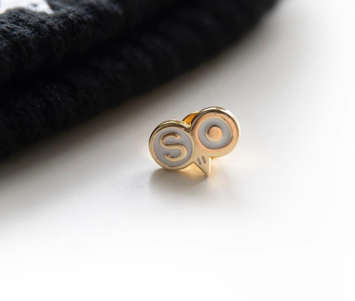 S0 - Gold & White Pins