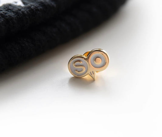 S0 - Gold & White Pins